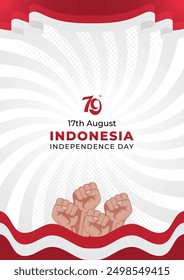  17 August Indonesian independence day background