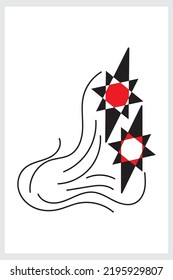17. CREAR IMÁGENES DE COLOR ROJO NEGRO. PLANTILLAS DE VECTOR