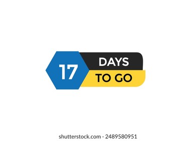 17 days to go, icon, stile, timer, countdown, clock,  go  to, time,  background, template, 17  days to go, countdown, sticker, left banner, business, sale, label button
