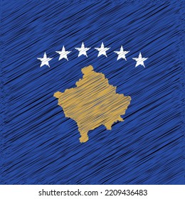 17 February Kosovo Independence Day Flag Design