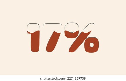 17% Flat Papercut Text Effect: Combining Simplicity and Depth in Graphic Design