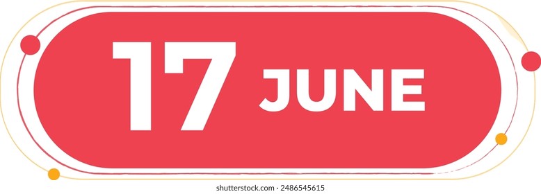 17 June - Calendar reminder