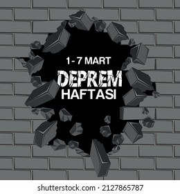 1-7 Mart Deprem Haftası
Earthquake week of March 1-7