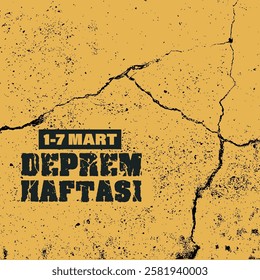 1-7 Mart deprem haftası kutlu olsun
Translation: March 1-7, Earthquake Week