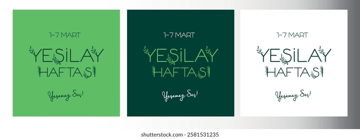 1-7 mart Yeşilay haftası kutlu olsun. Yaşamayı seç.
March 1-7 is Green Crescent Week. Choose to live!