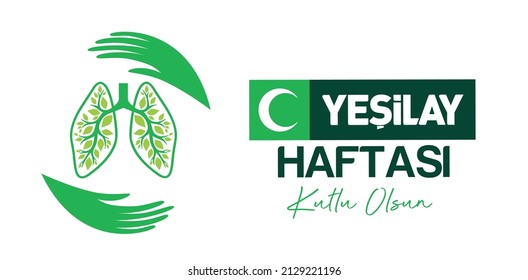 1-7 Mart Yeşilay Haftası Kutlu Olsun
translation: green crescent week celebration.
Yesilay logo copyright reserved