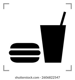 17 Recreational and Cultural Interest Area Symbol Signs for General Applications Snack Bar