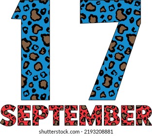 17 September Sublimation Design Eps File