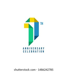 17 th Anniversary Celebration Vector Template Design Illustration