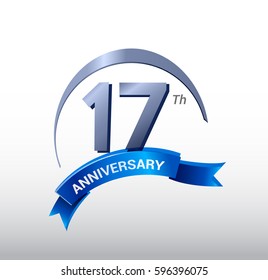 17 years anniversary logo celebration