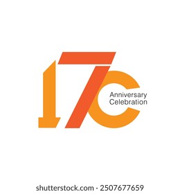 170, 170th Years Anniversary Logo,  Vector Template Design element for birthday, invitation, wedding, jubilee and greeting card illustration.