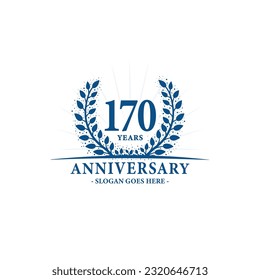 170 years anniversary logo. Vector and illustration.