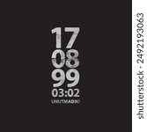 17.08.1999. 17 ağustos marmara depremi. gölcük depremi. Türkiye Deprem. Unutmadık. translation: 17.08.99. 03:02 we didn