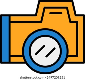 176 - Camera Flat Vector Icon Design