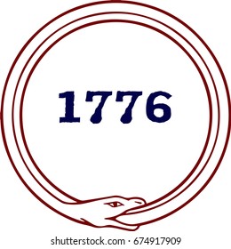 1776 Ouroboros Vector Seal. Use as an email signature or in email marketing campaigns to stand out from the crowd.