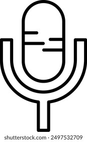 178 - Microphone Flat Vector Icon Design