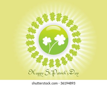 17th march st.patrics day illustration background
