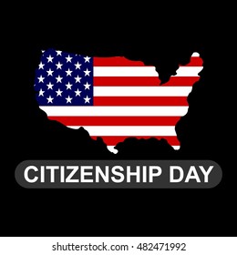 17th September American Citizenship Day Poster Design template. Vector Illustration