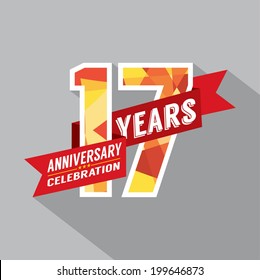 17th Years Anniversary Celebration Design