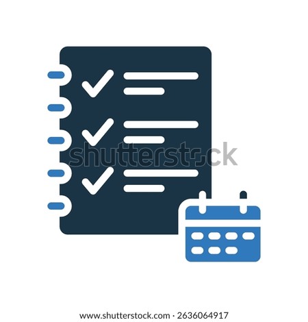 17-Weekly Agenda.eps Icon Mixed Vector Illustration