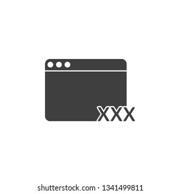  +18 browser sites icon. One of the collection icons for websites, web design, mobile app