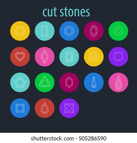 18 cut stones