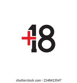 18+ Icon Vorlage Vektordesign