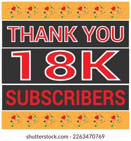 18 k Celebration. Thank you Subscribers