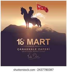 18 March Happy Canakkale Victory Day - Martyrs Memorial Day