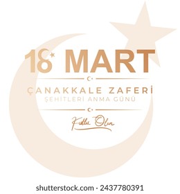 18 March Happy Canakkale Victory Day - Martyrs Memorial Day