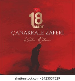 
18 Mart Çanakkale Zaferi kutlu olsun. Traducción (Çanakkale, Türkiye): Feliz 18 de marzo Victoria de Çanakkale (Canakkale, Turquía) 