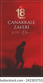 
18 mart Çanakkale Zaferi kutlu olsun. (Çanakkale, Türkiye) Translation: Happy 18 March Çanakkale Victory (Canakkale, Turkey) 