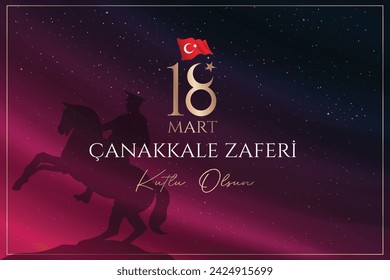 18 mart Çanakkale Zaferi kutlu olsun. (Çanakkale, Türkiye) Translation: Happy 18 March Çanakkale Victory (Canakkale, Turkey) 