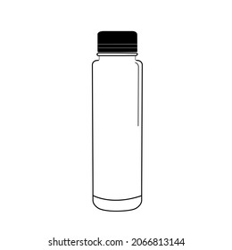 18 Oz Stainless Steel Water Bottle,flat Icon Design Vector