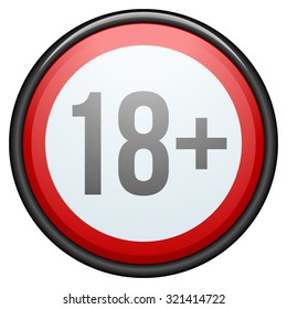 18 plus sign