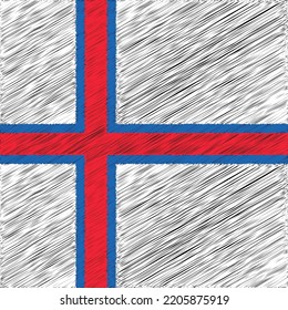 18 September Faroe Islands Independence Day Flag Design