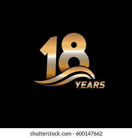 18 Years Anniversary Celebration Design