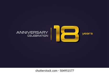 3,646 18 Years Logo Images, Stock Photos & Vectors 