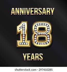 18 years anniversary logo