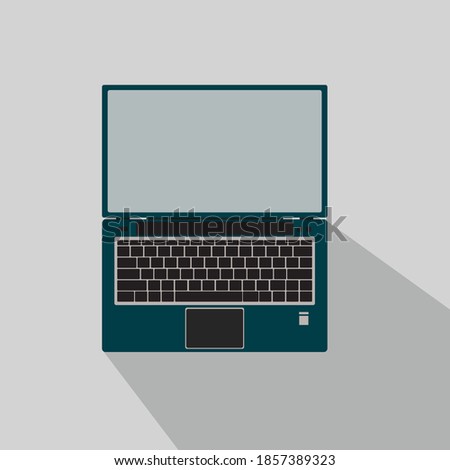 180 degree fold able modern best performance new laptop realistic vector design 