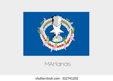 A 180 Degree Rotated Flag of  Marianas