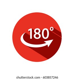 180 degrees icon