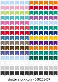 180 Pretty flags for planners,agendas,notebooks.For work and school.All in pretty colors.Printable.