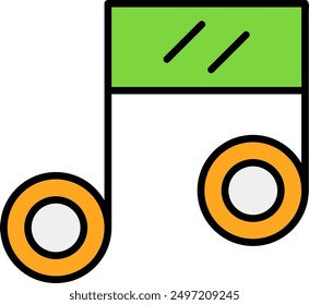 181 - Music Flat Vector Icon Design