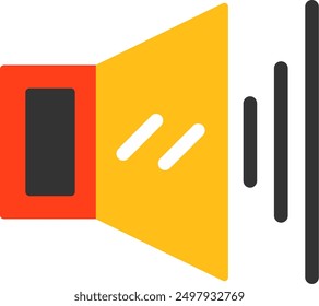 182 - Volume Flat Vector Icon Design