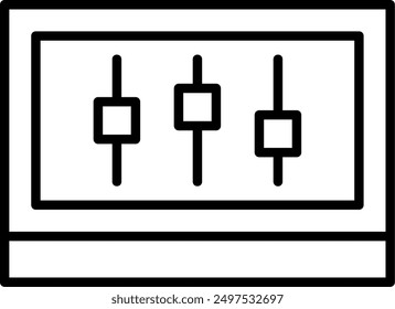 186 - Setting Flat Vector Icon Design