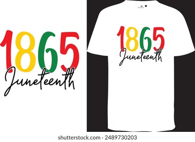 1865 Juneteenth shirt Design , Juneteenth Design, Black History Month Design