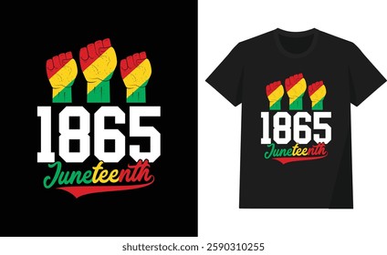 1865 Juneteenth t shirt design