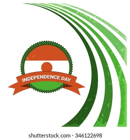 18th December Niger Independence Day Greeting card. Republic Day celebration poster. Vector background Illustration