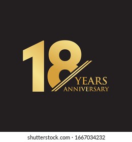 1,872 18th anniversary logo Images, Stock Photos & Vectors | Shutterstock